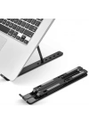 7 Kademeli Ayarlı Katlanabilir Laptop Tablet Standı Siyah