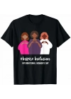 8 Mart Dünya Kadınlar Günü İçin Özel Baskılı T-shirt - Siyah