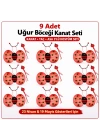 9’lu Uğur Böceği Kostüm Seti – Kanat Taç Asa