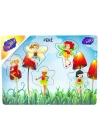 Ahşap Tutmalı Peri Kızı Puzzle