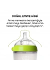 Antikolik Silikon Biberon 250 ml 3-6 Ay Yeşil