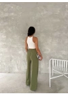 Ayrobin Oversize Kadın Pantalon - Mint Yeşili