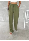 Ayrobin Oversize Kadın Pantalon - Mint Yeşili