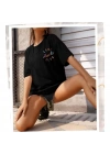 Baskılı Kadın T-shirt - Siyah