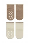 Çemberli Basic Penye Kaymaz Soket Çorap 2li 10146 Kahve