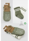 Çemberli Kaymaz Soket Çorap 2Li BS10125 Nil Ekru