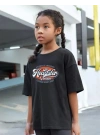 Çocuk Unisex Baskılı T-Shirt-Siyah