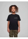 Çocuk Unisex Baskılı T-Shirt - Siyah