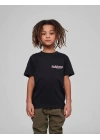 Çocuk Unisex Baskılı T-Shirt - Siyah