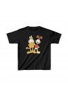 Çocuk Unisex Baskılı T-Shirt - Siyah