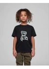 Çocuk Unisex Baskılı T-Shirt - Siyah