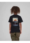 Çocuk Unisex Baskılı T-Shirt - Siyah