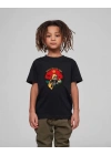 Çocuk Unisex Baskılı T-Shirt - Siyah