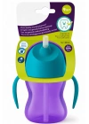 Desenli Pipetli Bardak 200 ml Kız