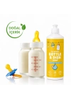 Doğal Emzik ve Biberon Temizleyicisi Bitkisel Elde Bulaşık Sabunu 500 ml