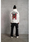Erkek SCHOOL BOY Baskılı Kapüşonlu Sweat - Beyaz