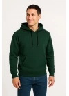 Erkek Üç İplik Kapüşonlu Kanguru Cepli SweatShirt hoodie - Haki