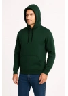Erkek Üç İplik Kapüşonlu Kanguru Cepli SweatShirt hoodie - Haki
