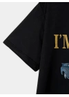 Erkek Vintage Araba Grafik T-Shirt - Ben Yaşlı Değilim Ben Bir Klasiğim Esprili Baskı  Nefes Alabilir Kumaş, Günlük Yaz ve Yıl Boyu Giyim için Oversize Kısa Kollu Tişört - Siyah