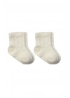 Fiyonklu Penye Soket Çorap 2li 10150 Naturel