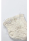 Fiyonklu Penye Soket Çorap 2li 10150 Naturel