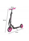 Flexi Max 2 Tekerlekli Scooter Pembe