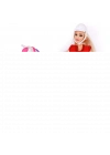 Jasmine Atlı Bebek Beyaz-Pembe