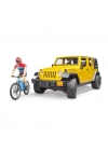 Jeep W. Rubicon & Bisiklet Ve Sürücüsü