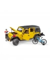Jeep W. Rubicon & Bisiklet Ve Sürücüsü