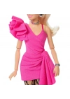 JJN73 DELUXE STYLE - Pembe Parlak Elbise