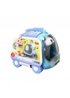 JND-6802 Taşıma Araba Çantalı Hareketli Pilli Köpek Set -Vardem Oyuncak