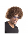 Kahve Renk Kıvırcık Afro Bonus Peruk