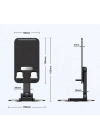Katlanabilir Telefon Tutucu Stand Yuvarlak Tabanlı CM-074