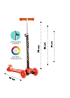 Kırmızı Twist Işıklı Scooter Kırmızı