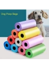 Köpek Dışkı Poşeti 4lü Düz Renk Set