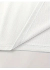 LB Baskılı Ön Arka Oversize Bisiklet Yaka Kısa Kol T-shirt - Beyaz