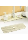 Mutfak Banyo Lavabo Kenarı Silikon Mat Gri