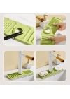Mutfak Banyo Lavabo Kenarı Silikon Mat Gri