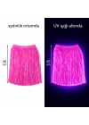 Neon Pembe Hawaii Parti Eteği 40 cm