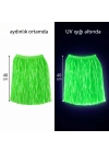 Neon Yeşil Hawaii Parti Eteği 40 cm