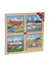 ONY-343/344/345/346 Ahşap Eğitici 4lü Puzzle -Onyıl