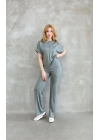 Osy Modal Yumuşak dokulu Kumaş Bisiklet Yaka Kısa Kollu Takım - Mint Yeşili