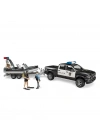 Ram 2500 Polis Aracı,Römork,Zodyak, 2 Figür Ve Aksesuarlar