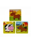 S00002907 PUZZLE ANIMALS 9 PCS 3 AST