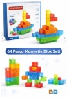 SH59838 MAGNET KÜP YAPI BLOK SETİ 64 PARÇA