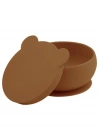 Silikon Kapaklı Kase Woody Brown