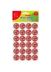 Simli Eva Sticker Ay Ve Yıldız 24lü Sticker