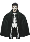 Siyah Renk Yakalı Halloween Pelerini 90 cm