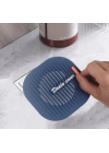 Süzgeçli Lavabo Gider Koruyucu Mat Gri