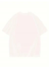 Thousand Ön Arka Baskılı Oversize Bisiklet Yaka T-shirt - Beyaz